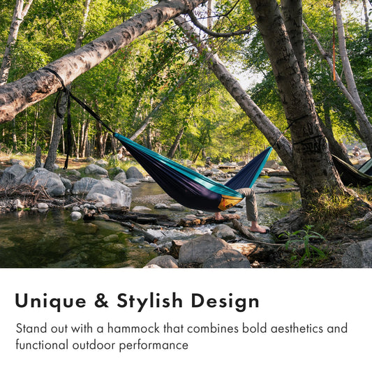 Suparpine Hammock for Camping with Straps Included | Deep Blue