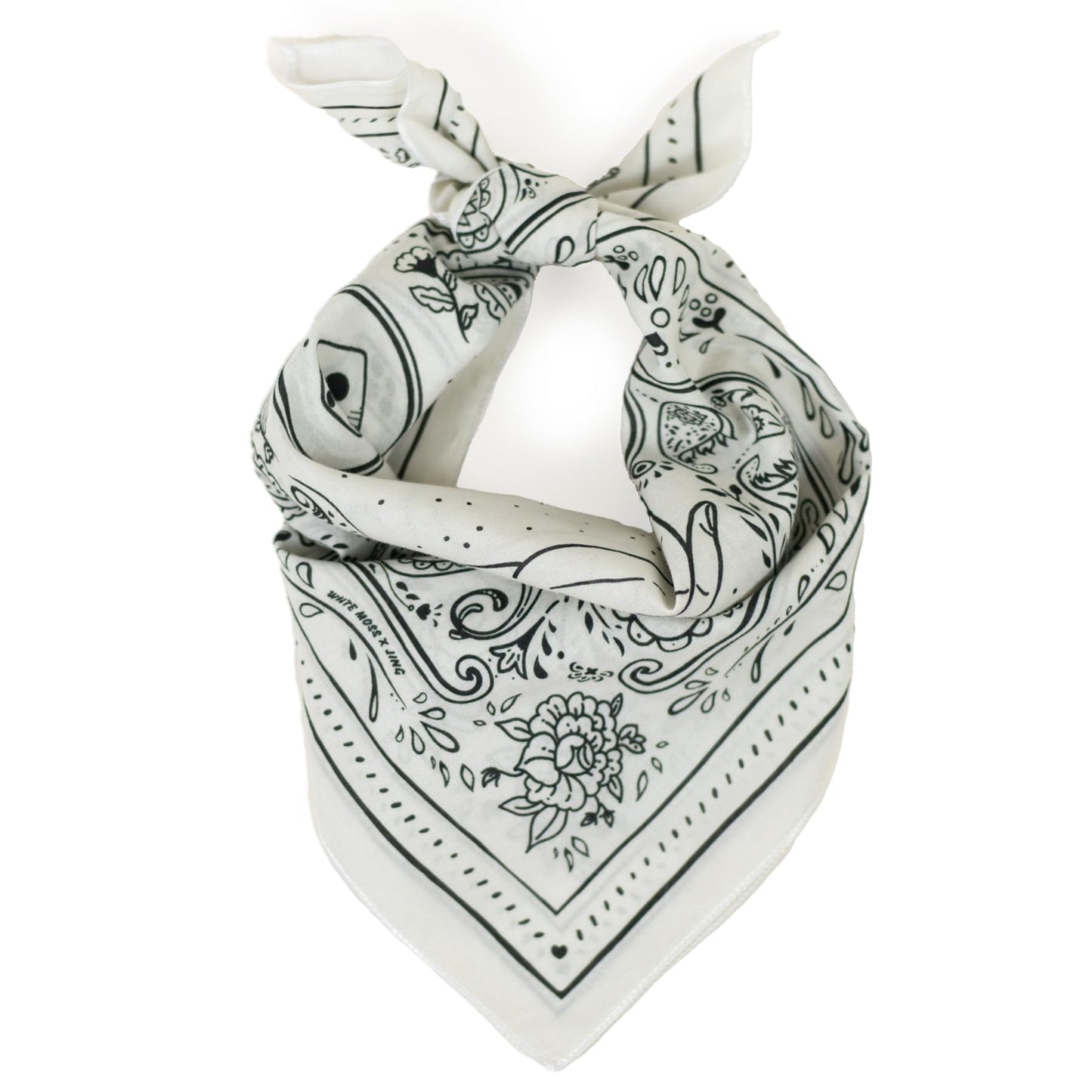 Roll the dice bandana | White