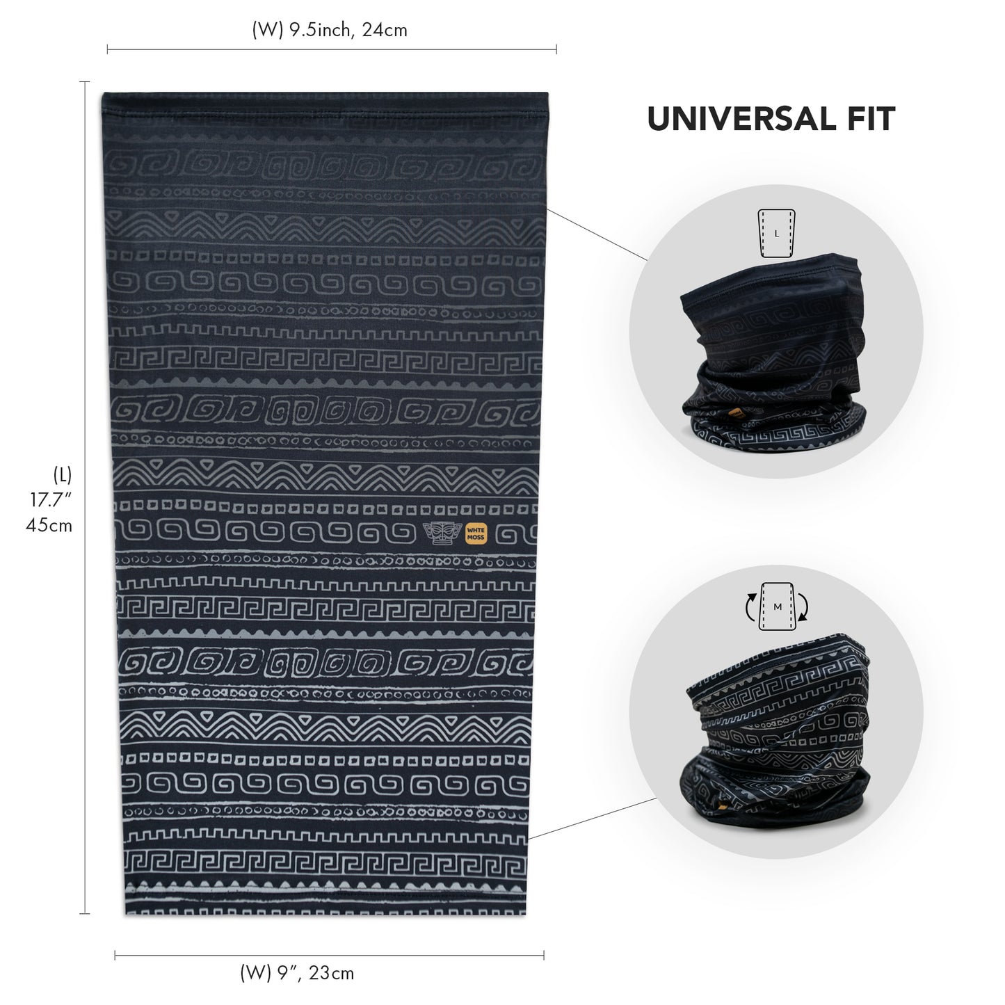 Performance cooling neck gaiter | Totem Black