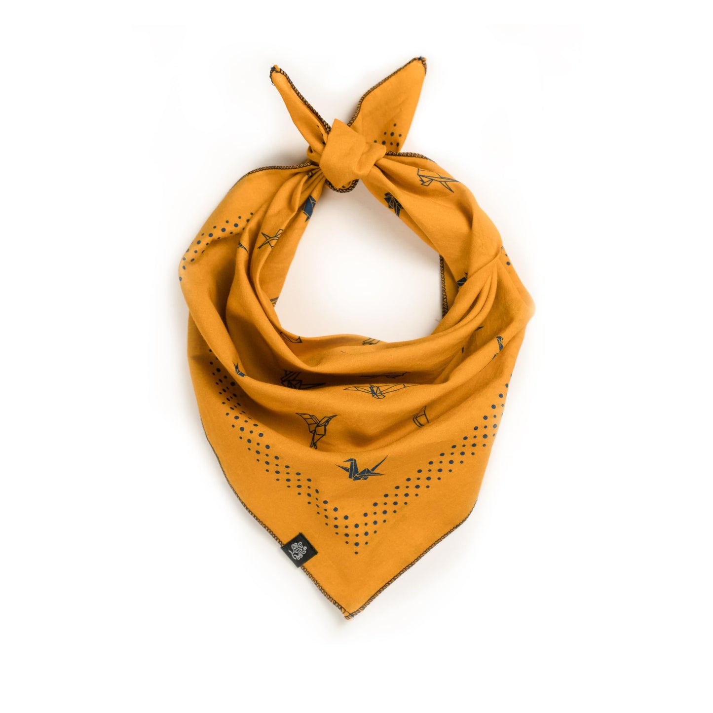 Origami Bird Bandana | Yellow