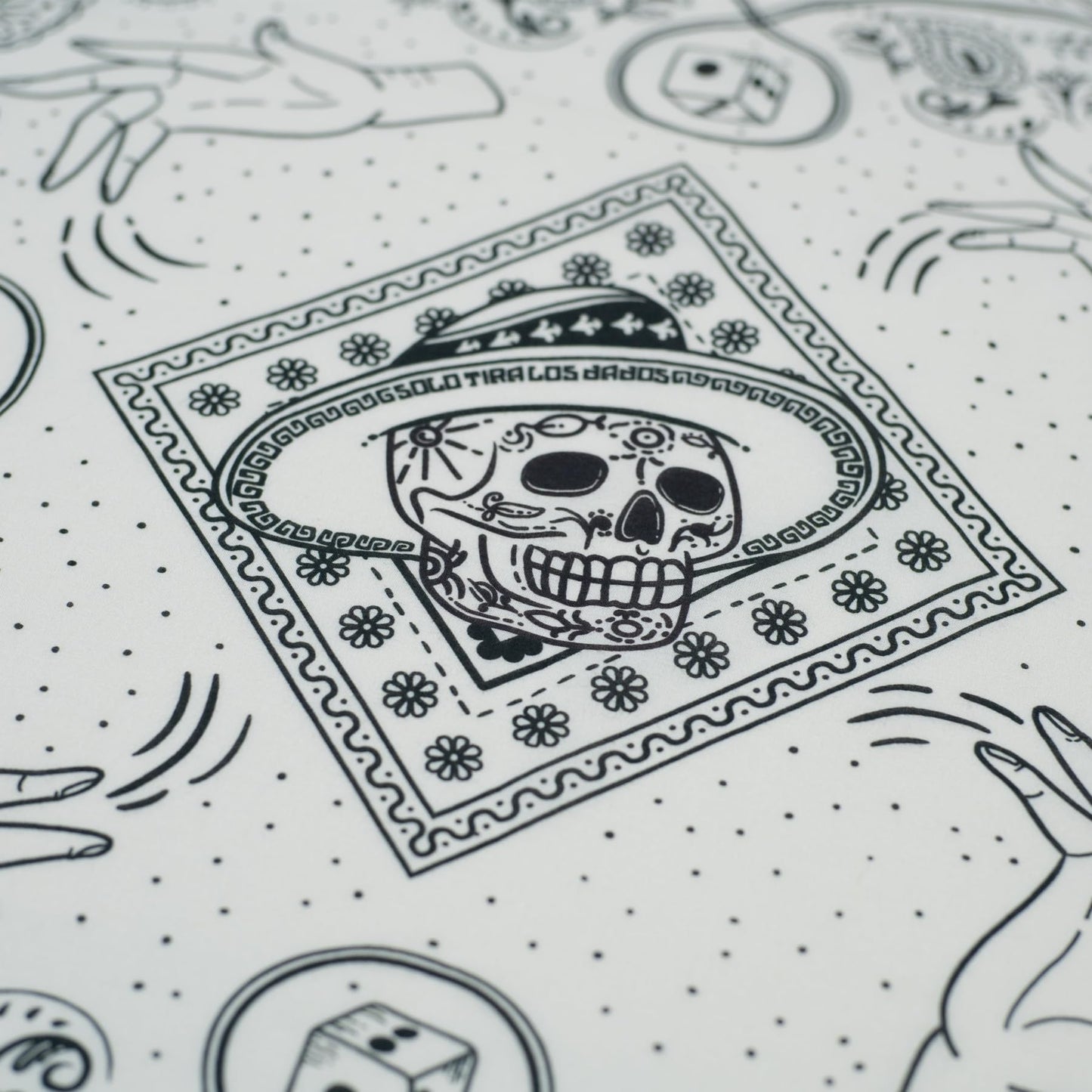 Roll the dice bandana | White
