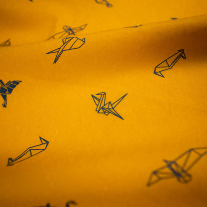 Origami Bird Bandana | Yellow