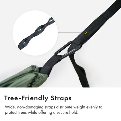 Suparpine Hammock for Camping with Straps Included | Light Orange