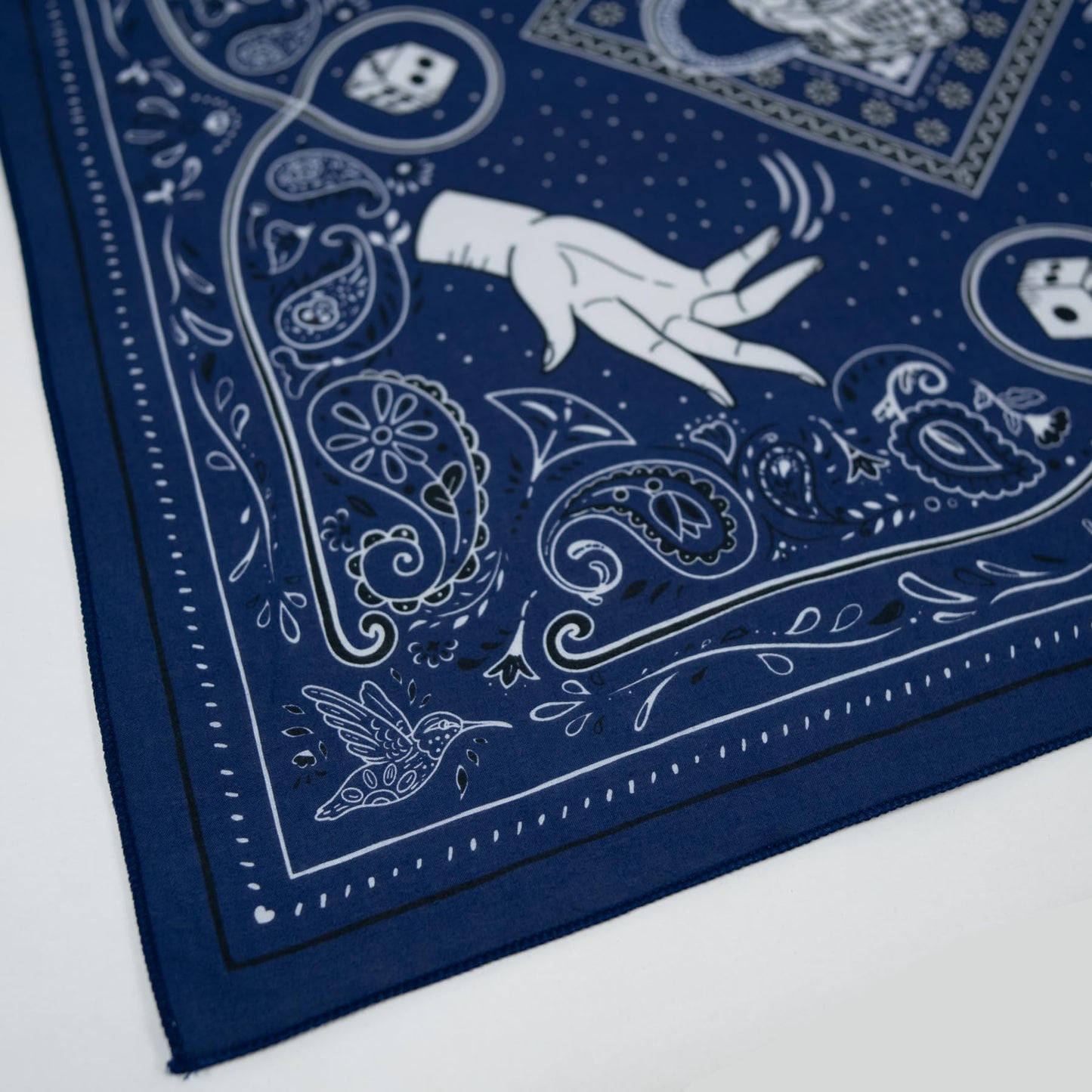 Roll the dice bandana | Blue