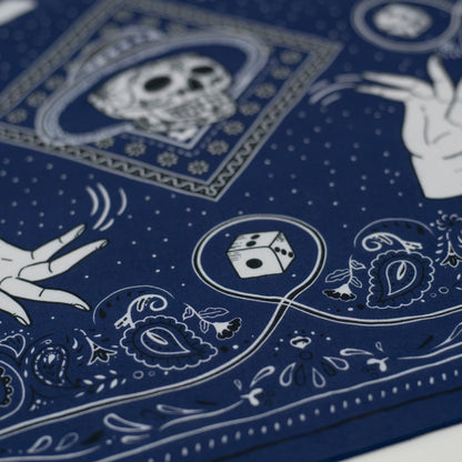 Roll the dice bandana | Blue