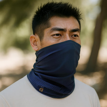 Performance cooling neck gaiter | Mountain Blue
