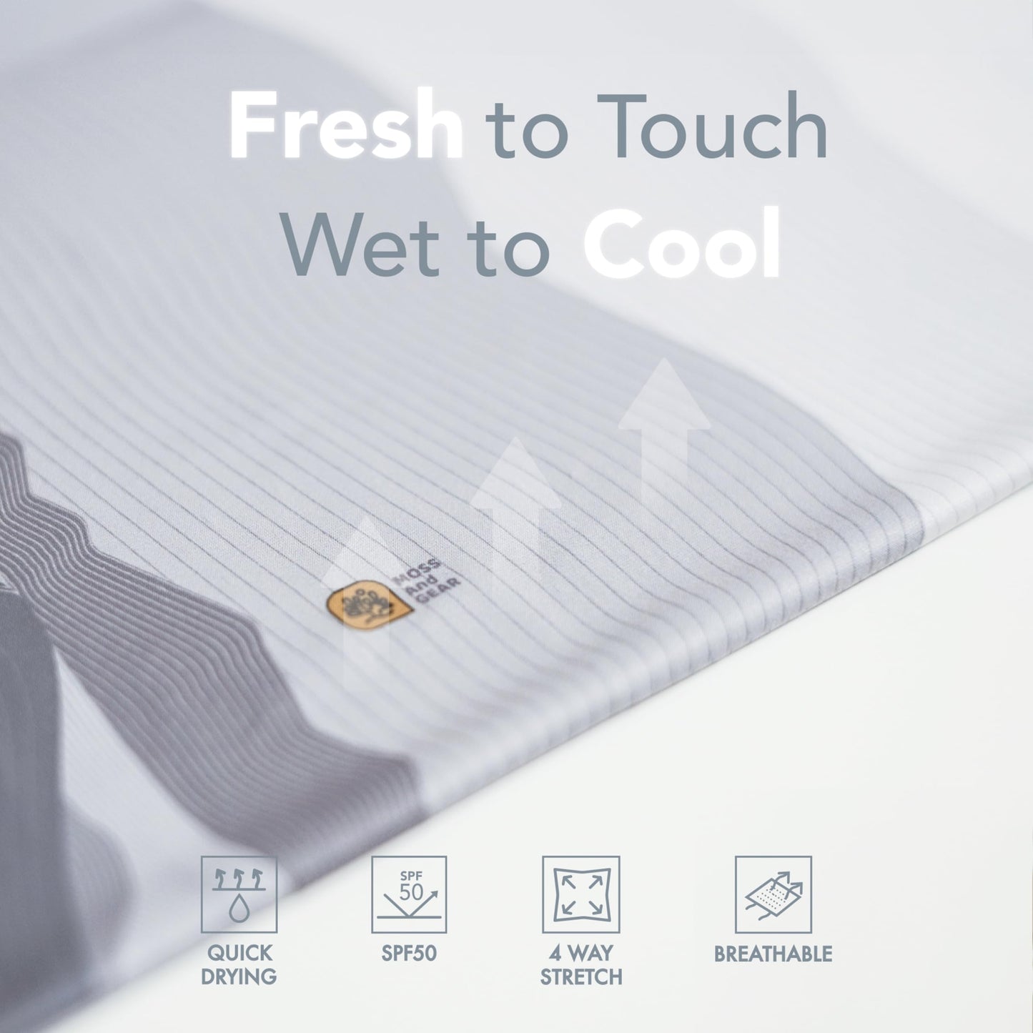 Performance cooling neck gaiter | Mountain Black