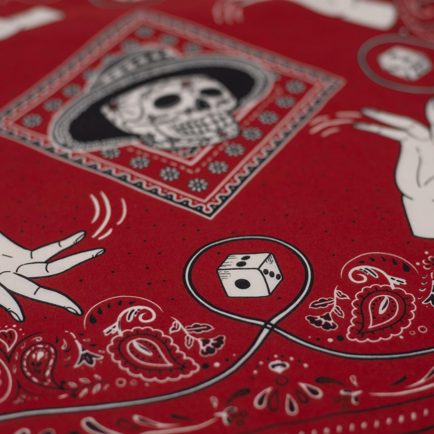Roll the dice bandana | Red