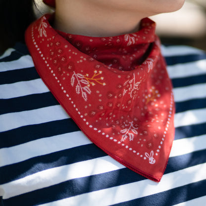 The three hares Bandana | Red