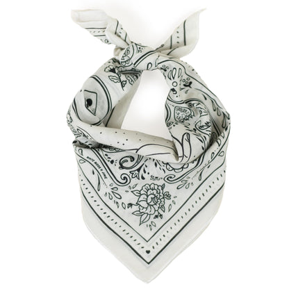 Roll the dice bandana | White