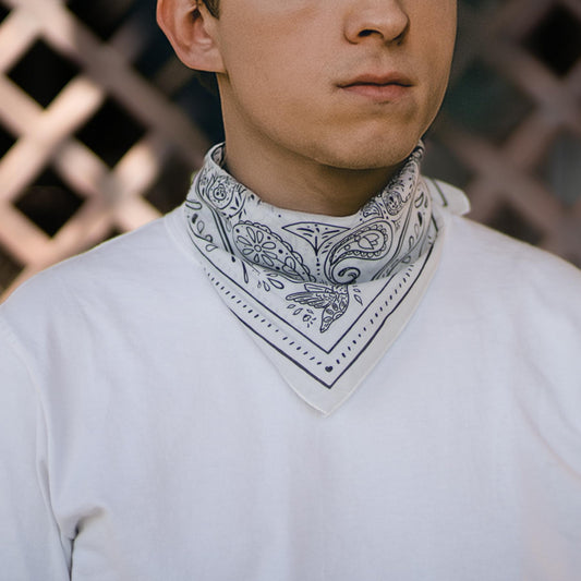 Roll the dice bandana | White