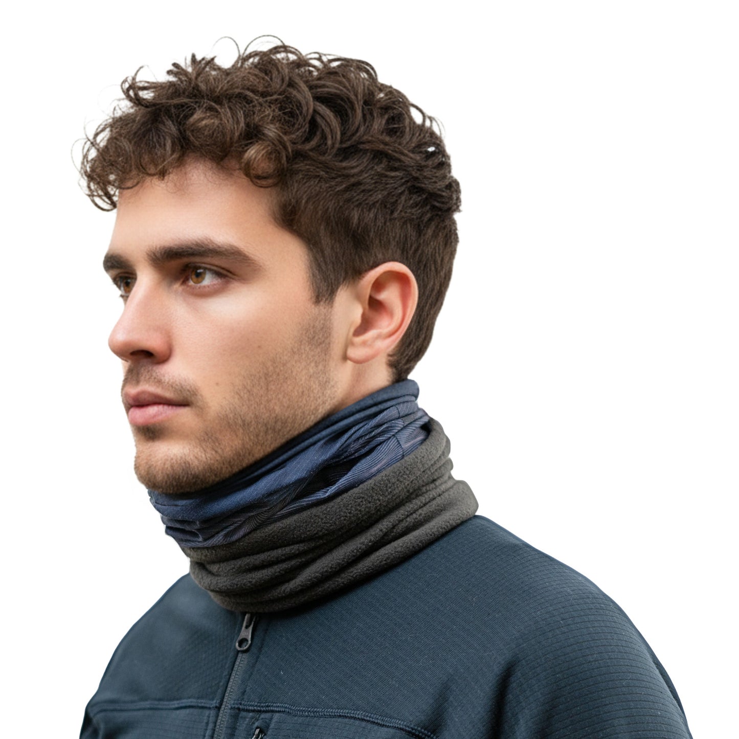 Winter neck gaiter, Ski Mask, Half Balaclava | Blue