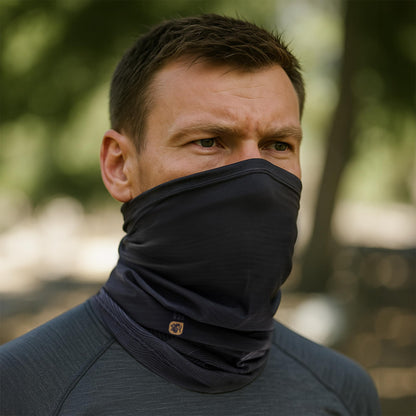 Performance cooling neck gaiter | Mountain Black