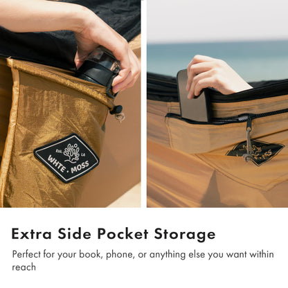 Suparpine Hammock for Camping with Straps Included | Sand