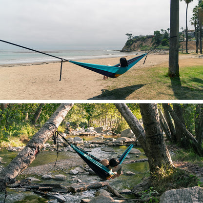 Suparpine Hammock for Camping with Straps Included | Deep Blue