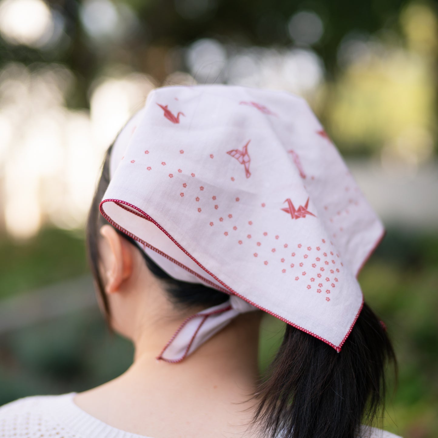 Origami Bird Bandana | Pink