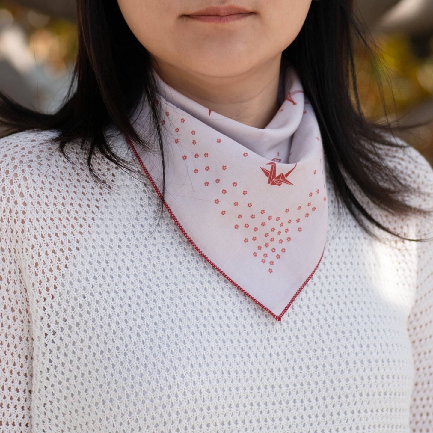 Origami Bird Bandana | Pink