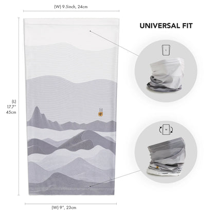 Performance cooling neck gaiter | Mountain White
