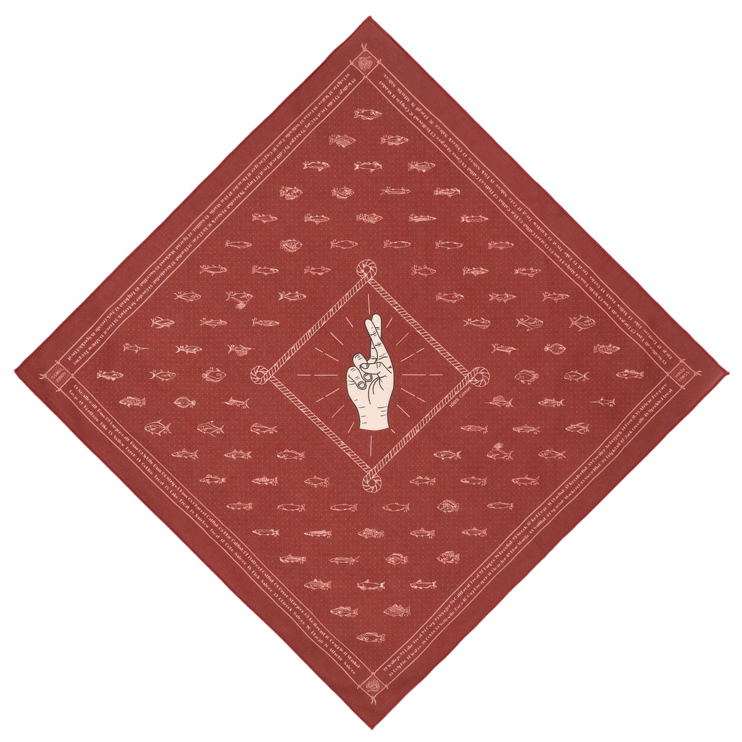 Lucky Angler Bandana | Red