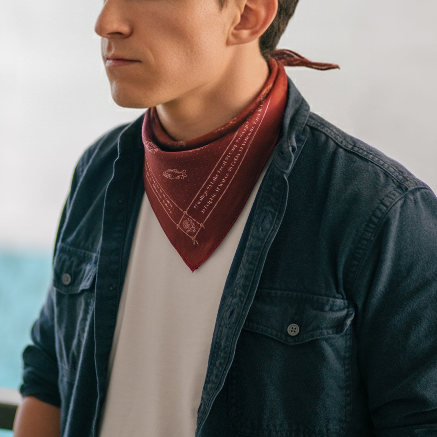 Lucky Angler Bandana | Red