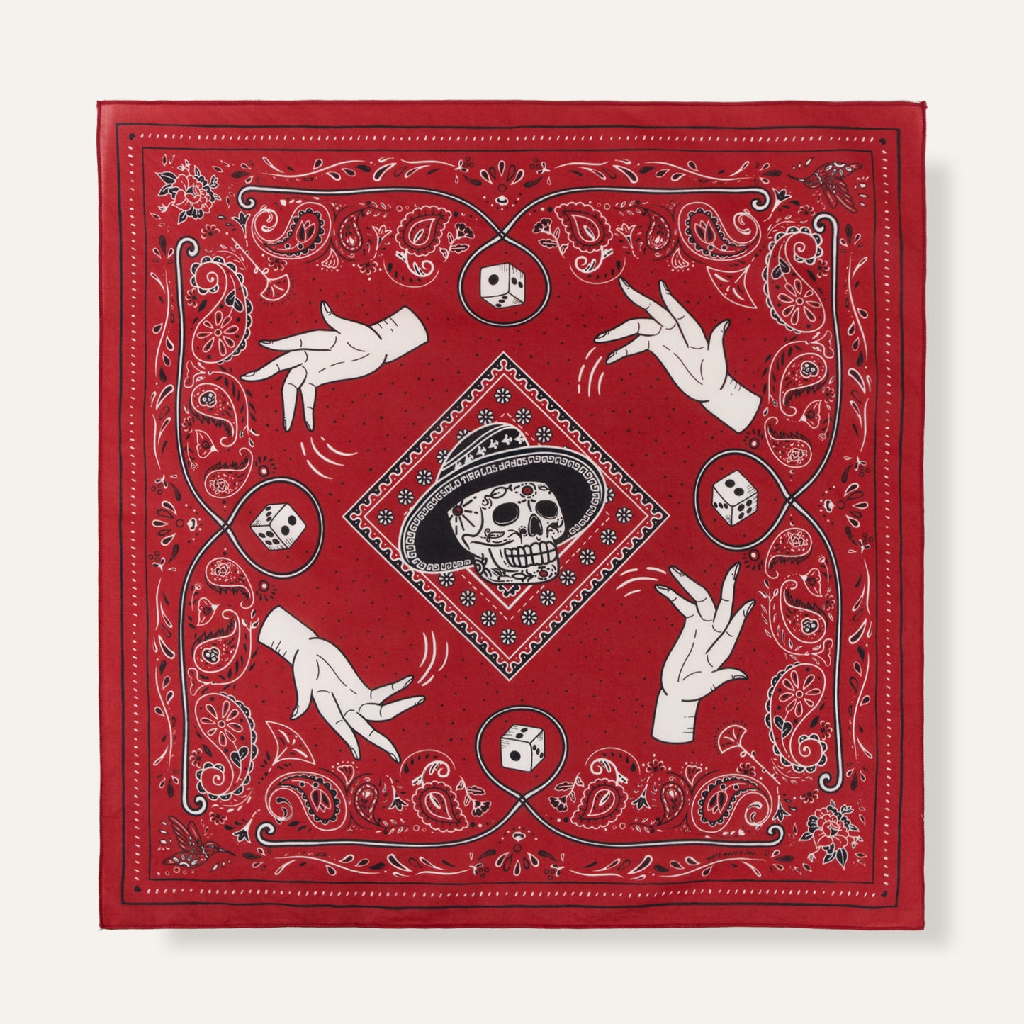 Roll the dice bandana | Red