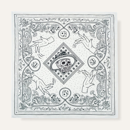 Roll the dice bandana | White