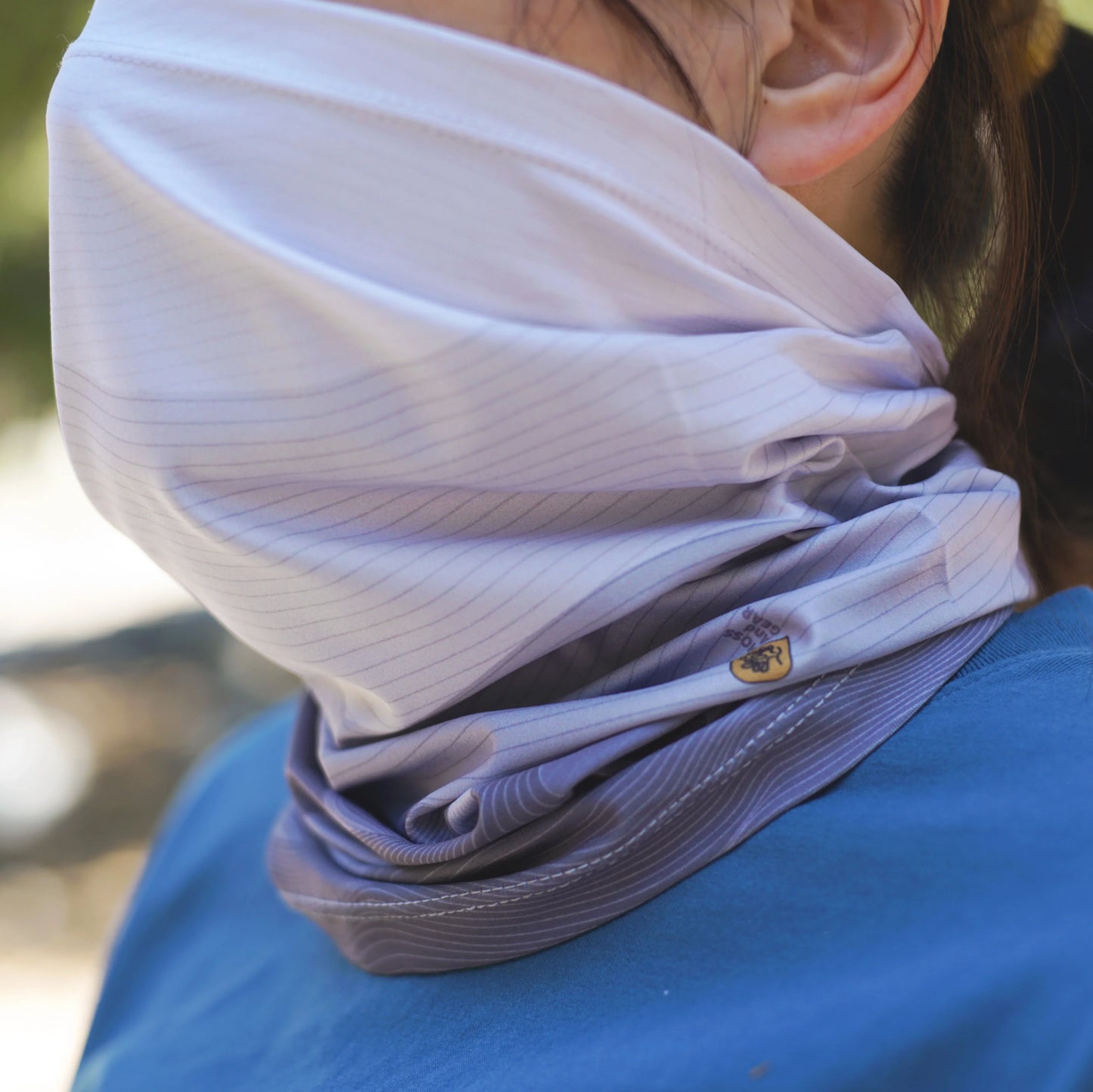 Performance cooling neck gaiter | Mountain White